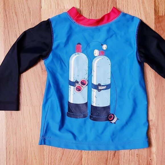 Koala Kids Scuba Diver Rash Guard Shirt - Picture 4 of 5